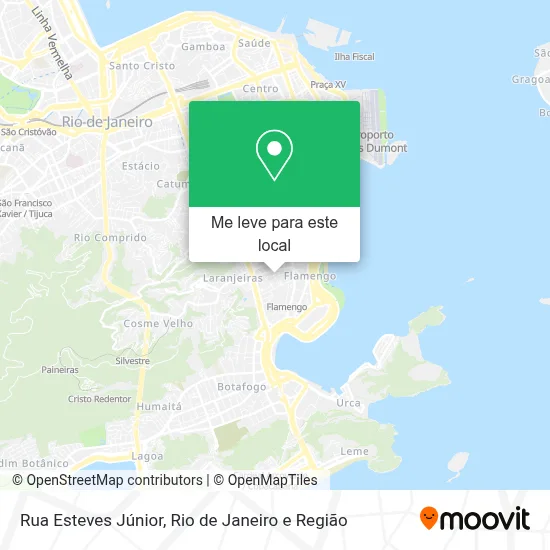 Rua Esteves Júnior mapa