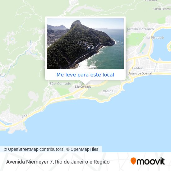 Avenida Niemeyer 7 mapa