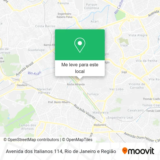 Avenida dos Italianos 114 mapa