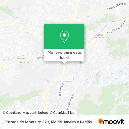 Estrada do Monteiro 323 mapa