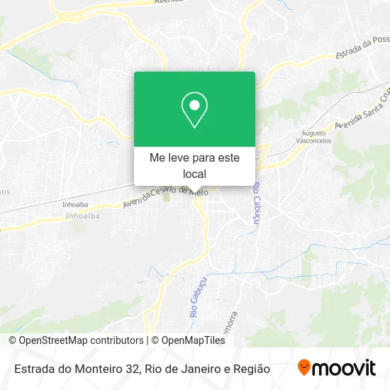 Estrada do Monteiro 32 mapa