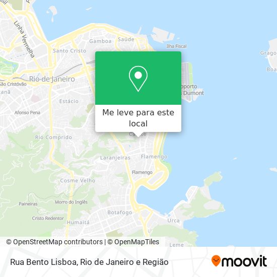 Rua Bento Lisboa mapa