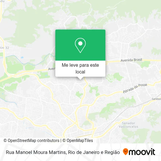 Rua Manoel Moura Martins mapa
