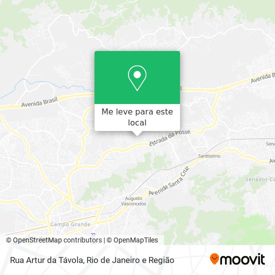 Rua Artur da Távola mapa