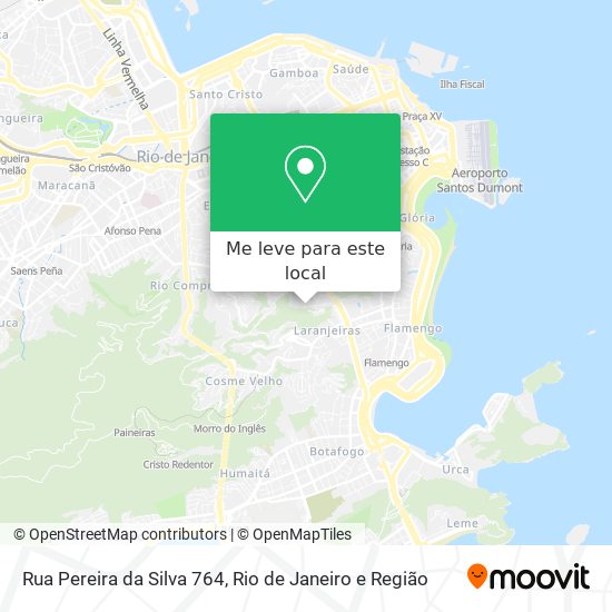 Rua Pereira da Silva 764 mapa