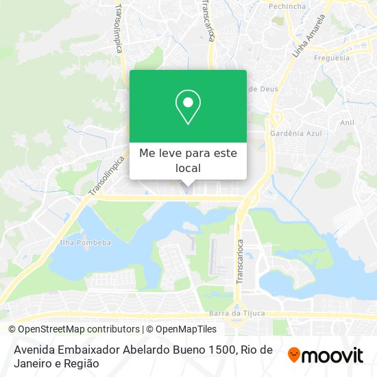 Avenida Embaixador Abelardo Bueno 1500 mapa