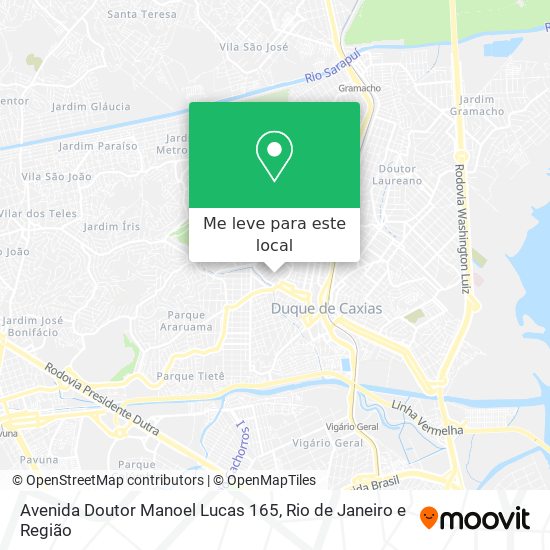 Avenida Doutor Manoel Lucas 165 mapa