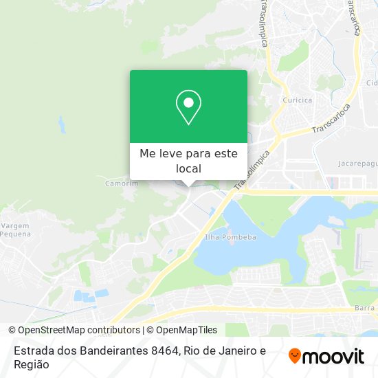 Estrada dos Bandeirantes 8464 mapa