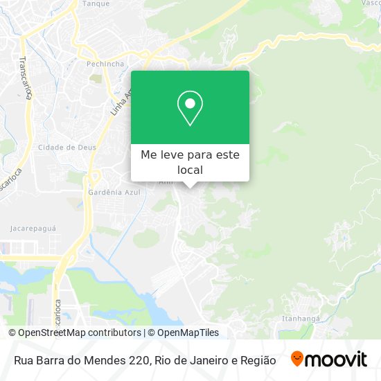 Rua Barra do Mendes 220 mapa