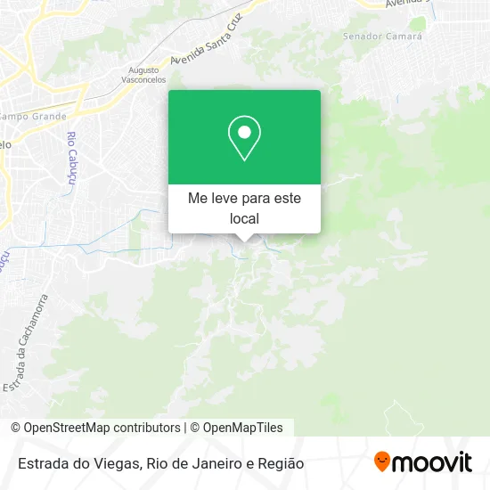 Estrada do Viegas mapa