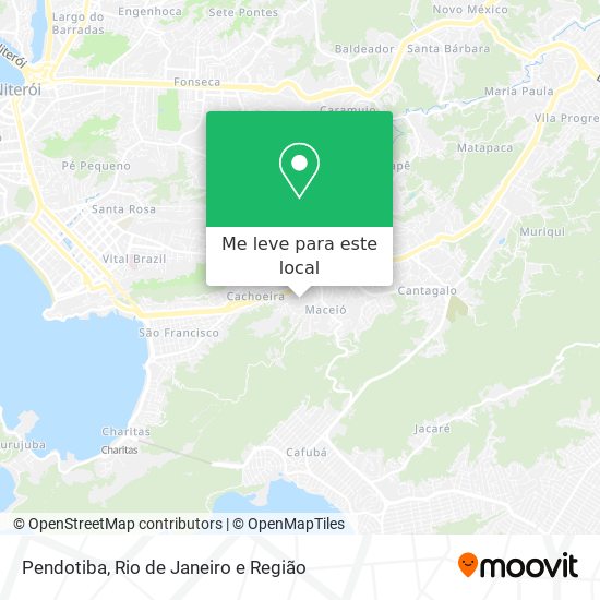 Pendotiba mapa