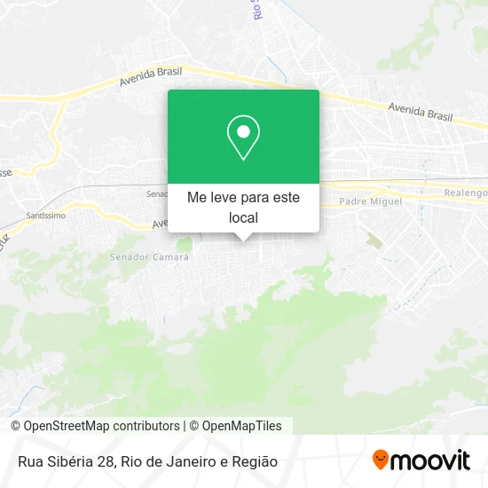 Rua Sibéria 28 mapa