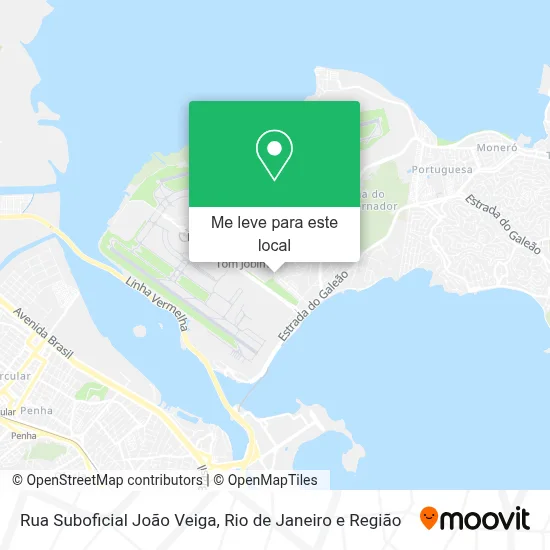 Rua Suboficial João Veiga mapa