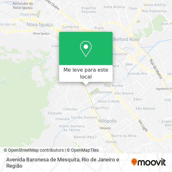 Avenida Baronesa de Mesquita mapa