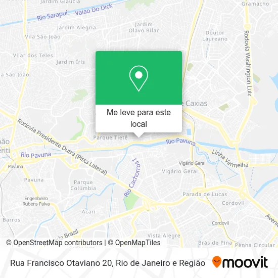 Rua Francisco Otaviano 20 mapa
