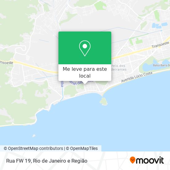 Rua FW 19 mapa