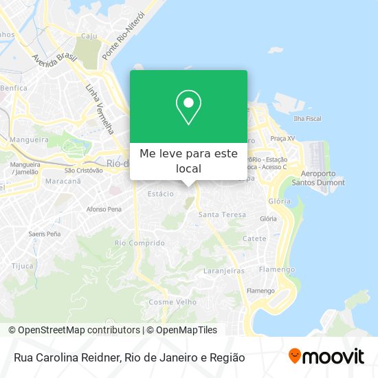 Rua Carolina Reidner mapa