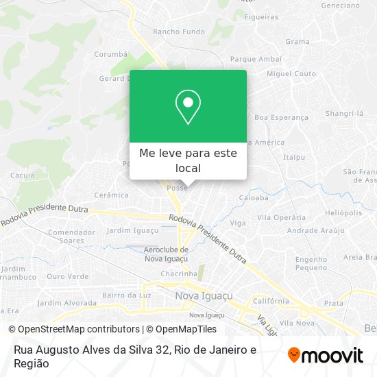 Rua Augusto Alves da Silva 32 mapa