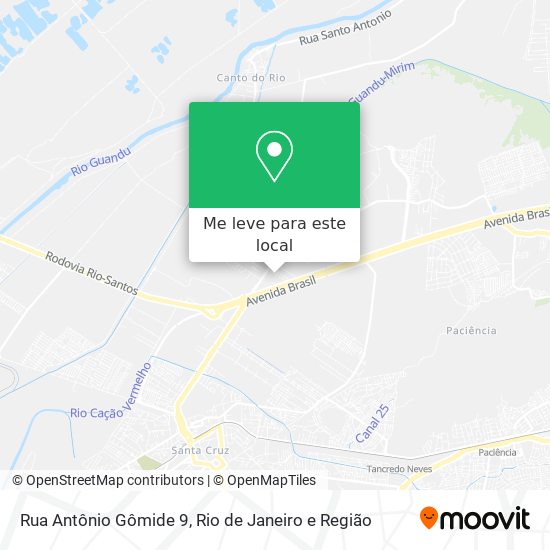Rua Antônio Gômide 9 mapa