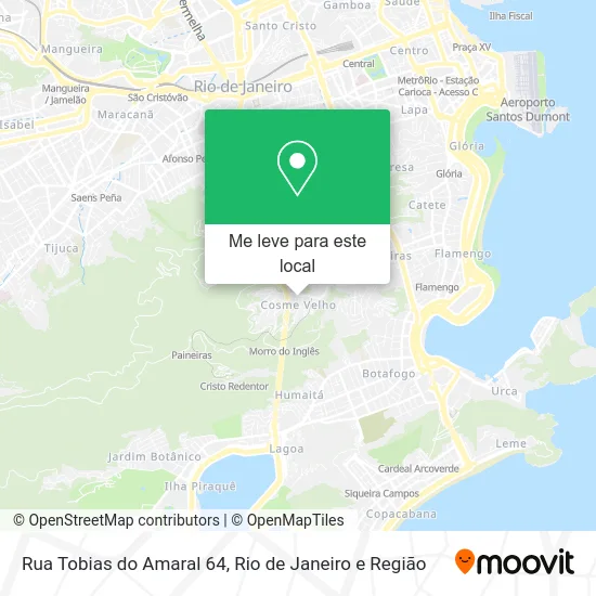 Rua Tobias do Amaral 64 mapa
