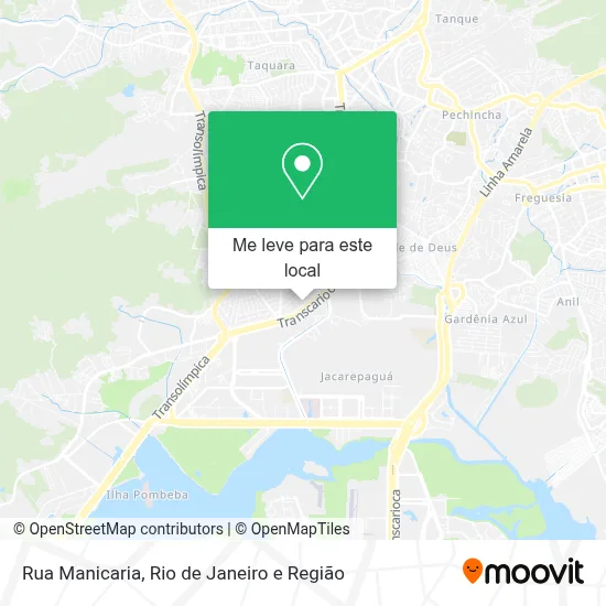 Rua Manicaria mapa