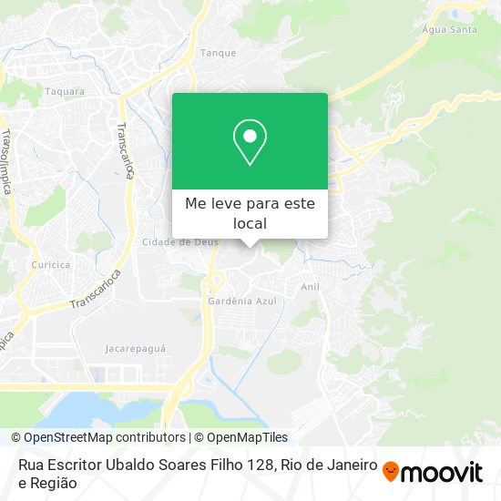 Rua Escritor Ubaldo Soares Filho 128 mapa