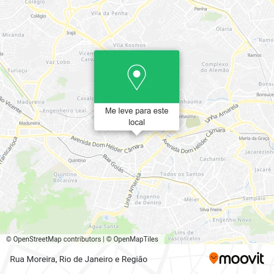Rua Moreira mapa