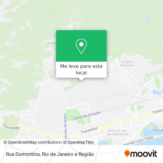 Rua Dumontina mapa