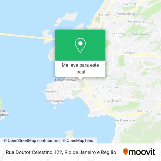 Rua Doutor Celestino 122 mapa