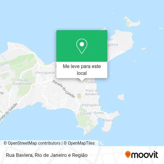Rua Baviera mapa
