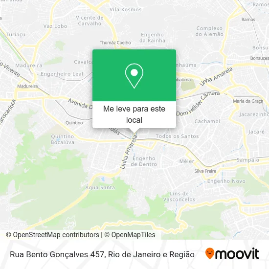 Rua Bento Gonçalves 457 mapa