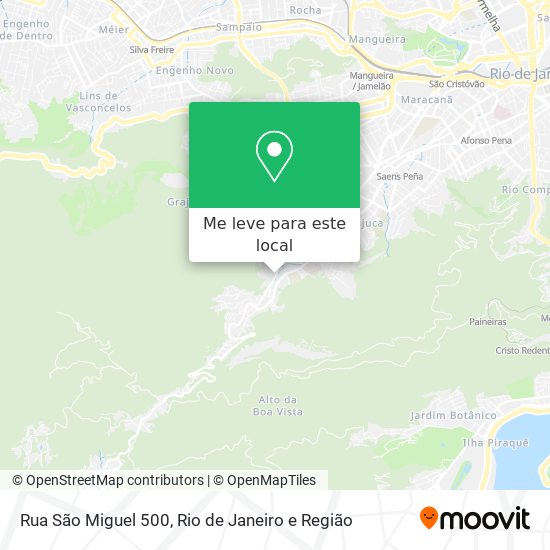 Rua São Miguel 500 mapa