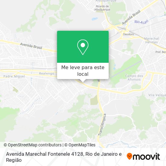 Avenida Marechal Fontenele 4128 mapa