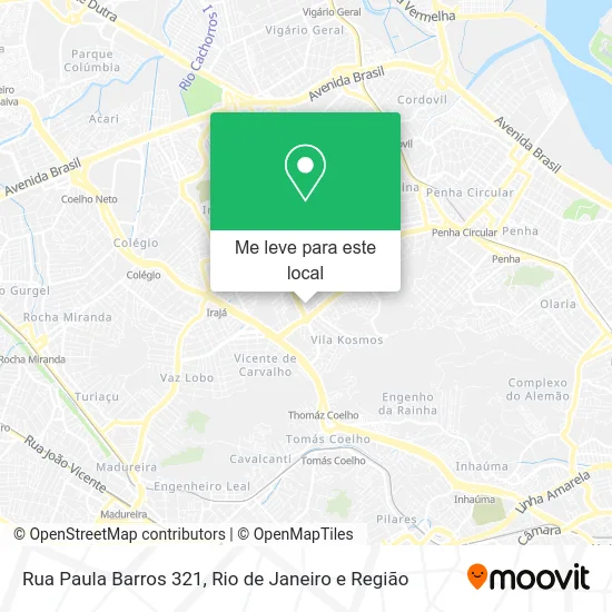 Rua Paula Barros 321 mapa