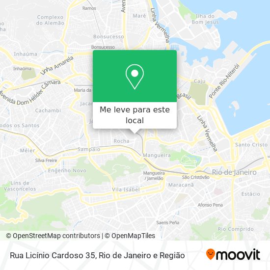Rua Licínio Cardoso 35 mapa