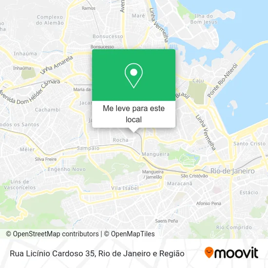 Rua Licínio Cardoso 35 mapa