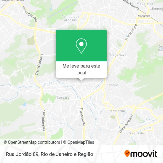 Rua Jordão 89 mapa