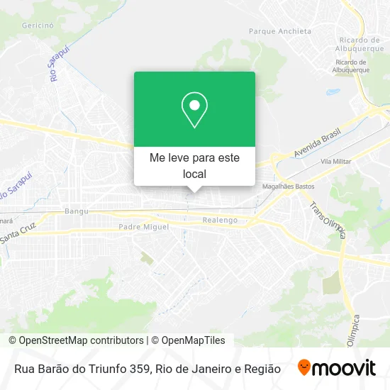 Rua Barão do Triunfo 359 mapa