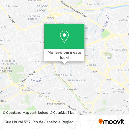 Rua Ururaí 527 mapa