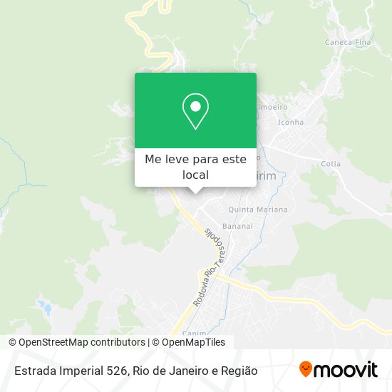 Estrada Imperial 526 mapa