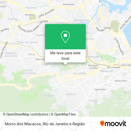 Morro dos Macacos mapa