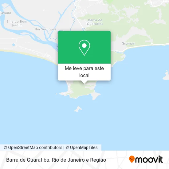 Barra de Guaratiba mapa