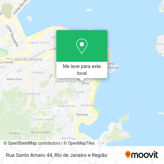 Rua Santo Amaro 44 mapa