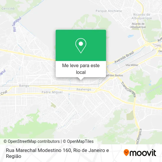 Rua Marechal Modestino 160 mapa