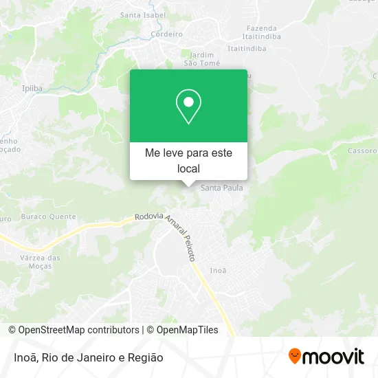 Inoã mapa