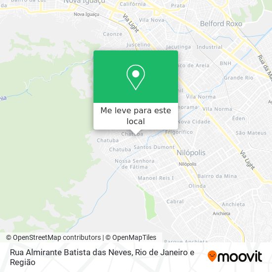 Rua Almirante Batista das Neves mapa
