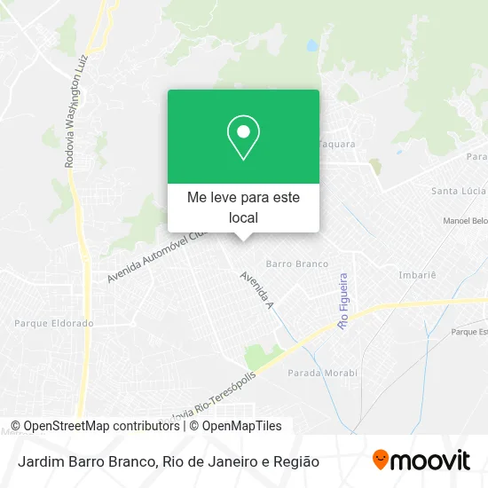 Jardim Barro Branco mapa