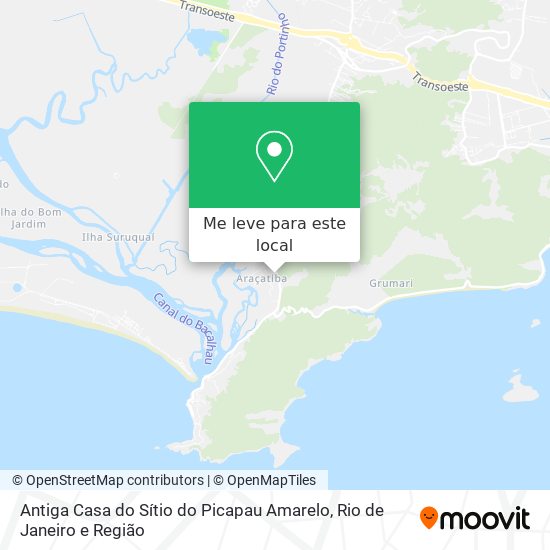 Antiga Casa do Sítio do Picapau Amarelo mapa