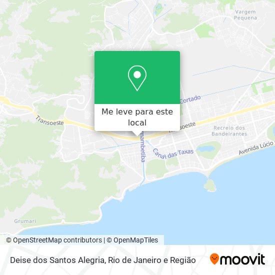 Deise dos Santos Alegria mapa