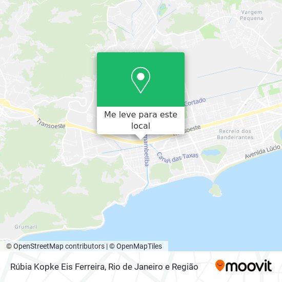 Rúbia Kopke Eis Ferreira mapa